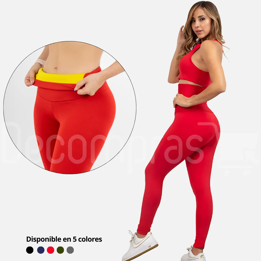 LEGGINS QUEMA GRASA CON NEOPRENO | Dile Adios a Esas Medidas de Mas + Envío Gratis🎁