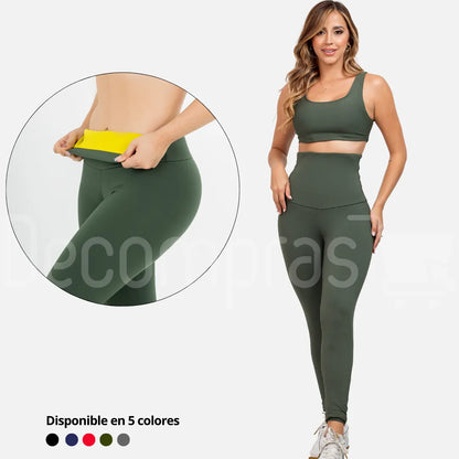 LEGGINS QUEMA GRASA CON NEOPRENO | Dile Adios a Esas Medidas de Mas + Envío Gratis🎁