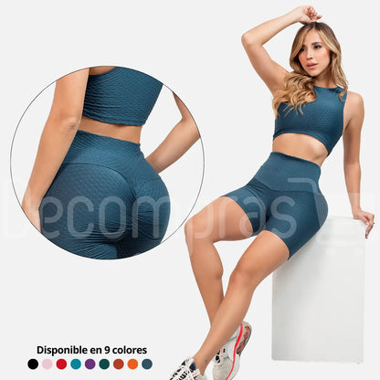 CONJUNTO PUSH UP CON NEOPRENO QUEMA GRASA  + Envío Gratis🎁