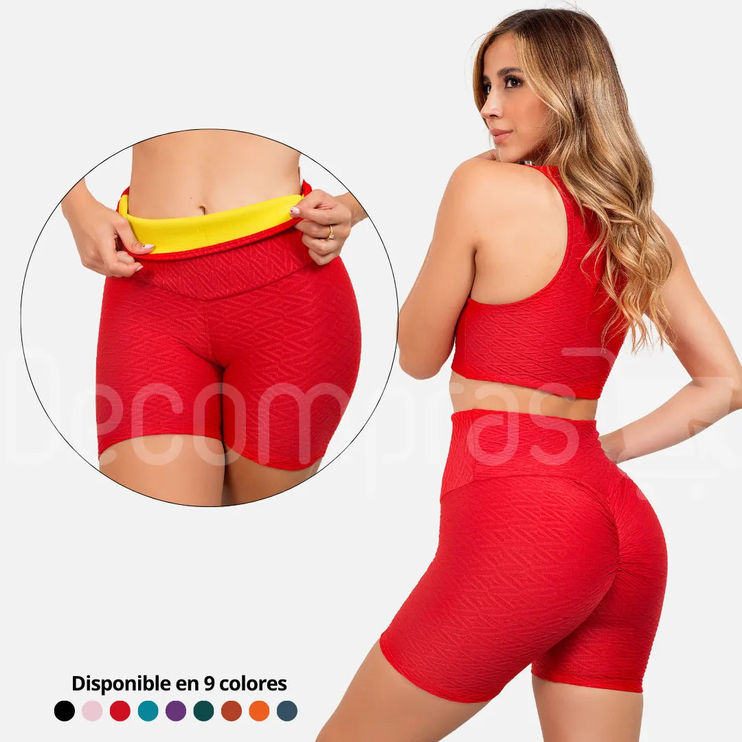 CONJUNTO PUSH UP CON NEOPRENO QUEMA GRASA  + Envío Gratis🎁