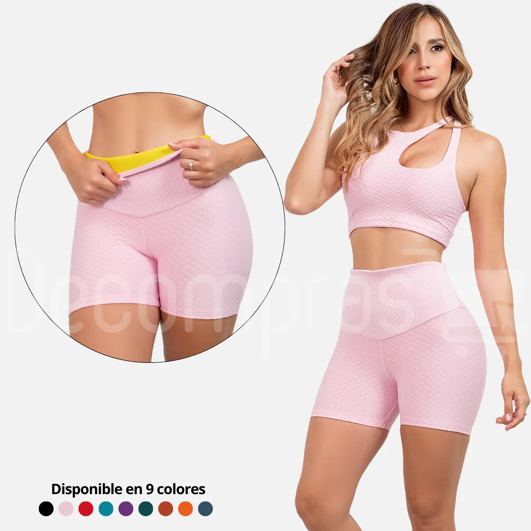 CONJUNTO PUSH UP CON NEOPRENO QUEMA GRASA  + Envío Gratis🎁