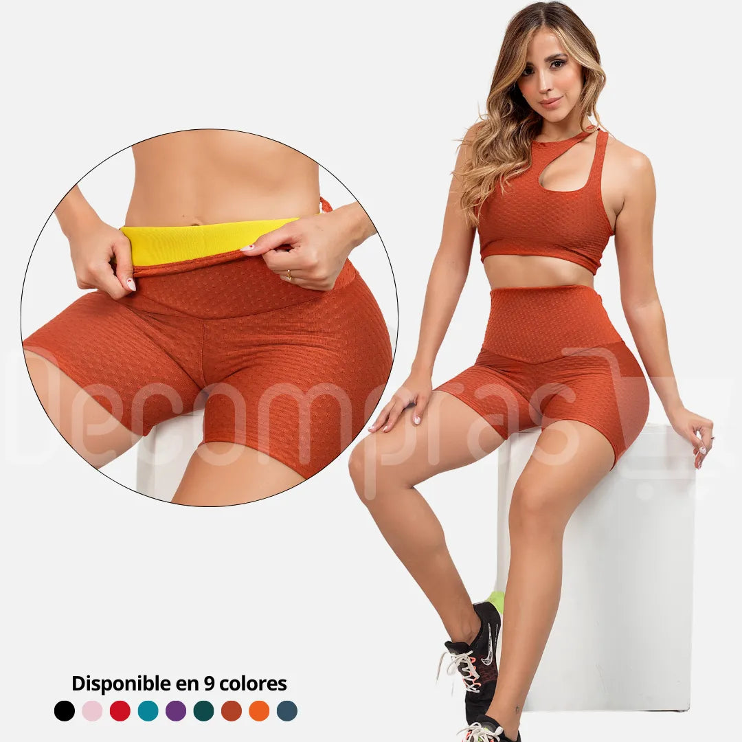 CONJUNTO PUSH UP CON NEOPRENO QUEMA GRASA  + Envío Gratis🎁