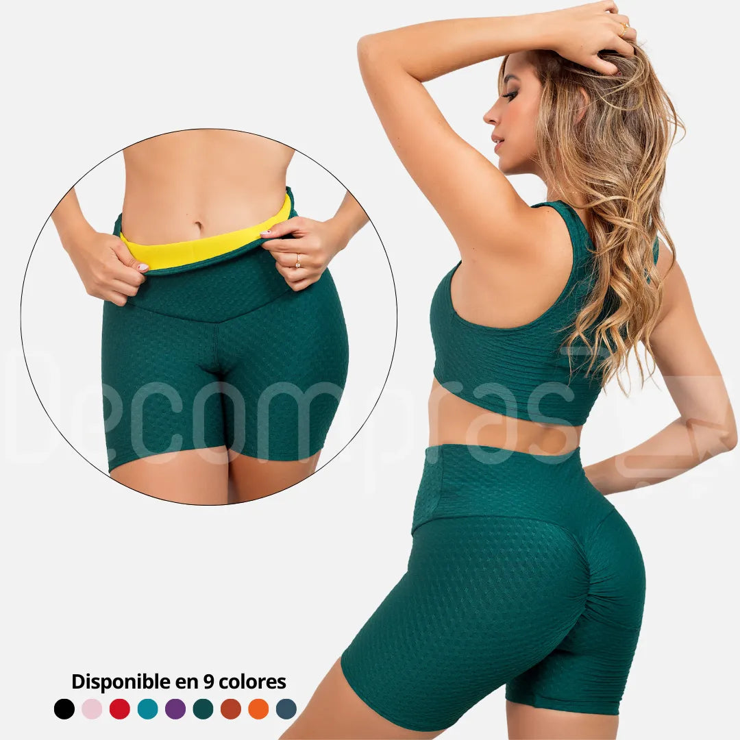 CONJUNTO PUSH UP CON NEOPRENO QUEMA GRASA  + Envío Gratis🎁