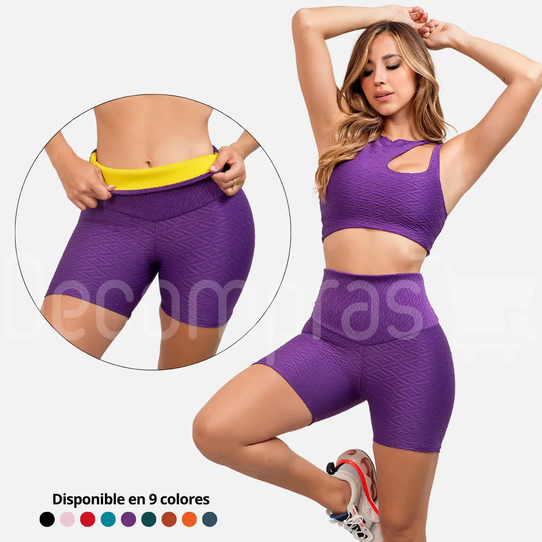 CONJUNTO PUSH UP CON NEOPRENO QUEMA GRASA  + Envío Gratis🎁