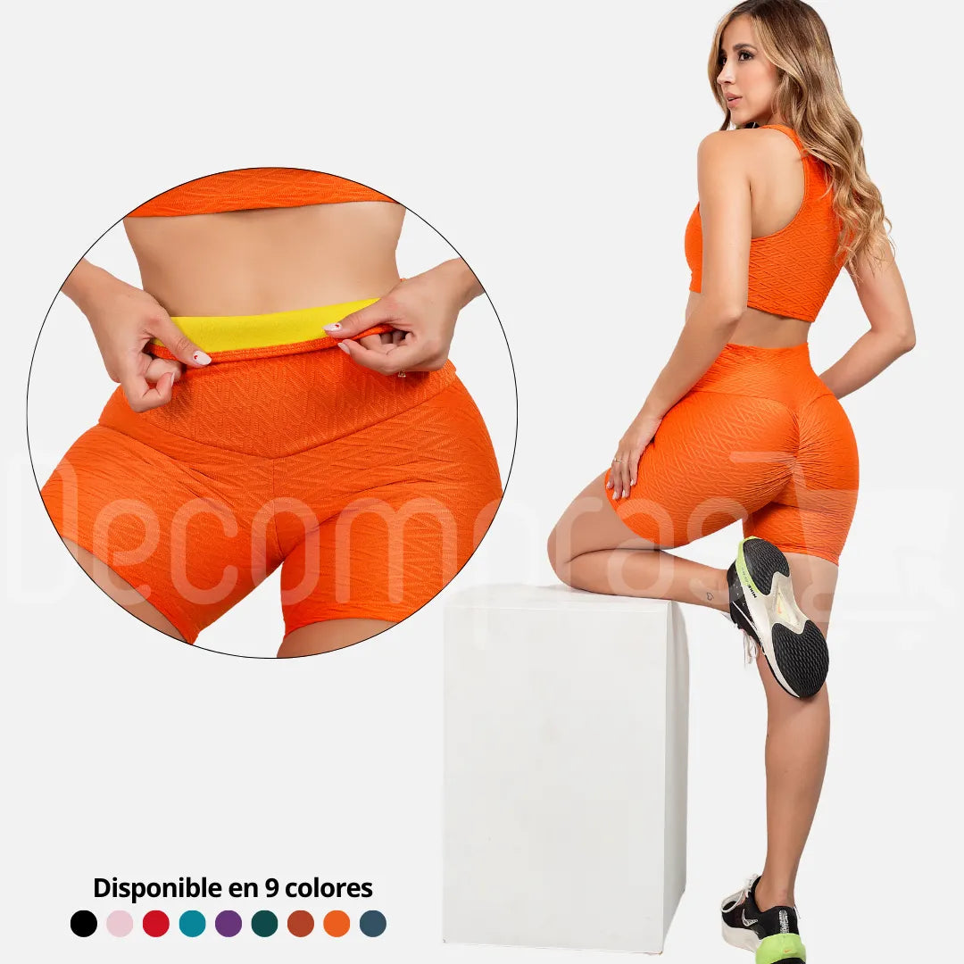 CONJUNTO PUSH UP CON NEOPRENO QUEMA GRASA  + Envío Gratis🎁